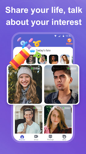Flipped– Online Video Calling Screenshot 3 - AppWisp.com