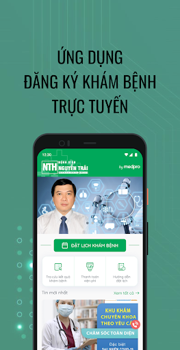 Android application BV Nguyễn Trãi - Đặt lịch khám screenshort