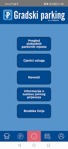Gradski parking Šibenik Screen 2