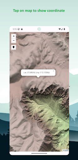 Bryce Canyon Offline Topo Map Screen 3