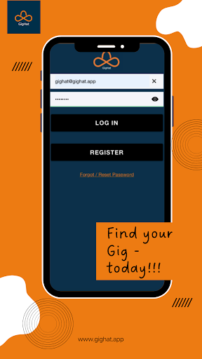 Android application GigHat screenshort