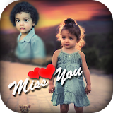 Miss You Photo Maker icon