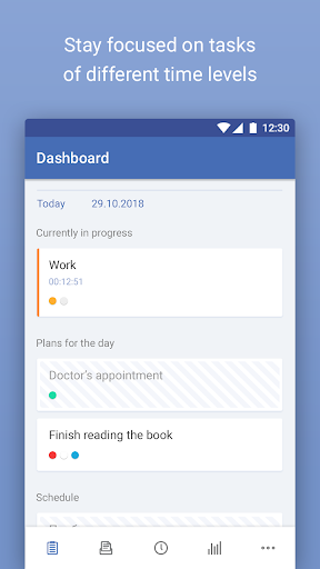 Android application Biario: assistant and coach screenshort