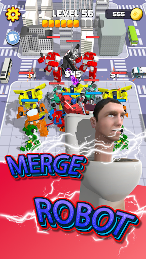 Merge Robot Monster Fight