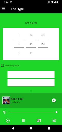 Android application The Hype Throwbacks screenshort