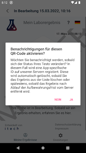 Mein Laborergebnis screenshot 3