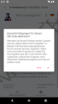 screenshot of Mein Laborergebnis