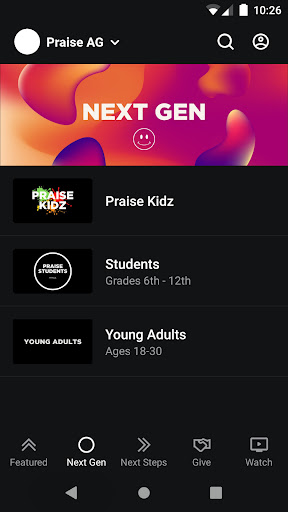 Praise AG Screen 2