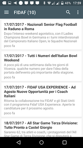 Football Americano Notizie Screenshot 2 - AppWisp.com