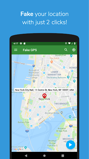 Android application Fake GPS Location - Gypsy screenshort