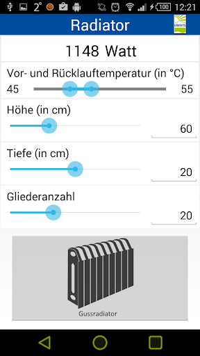 Android application Radiator screenshort
