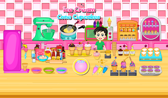 Game screenshot Cooking Ice Cream Cone Cupcake mod apk