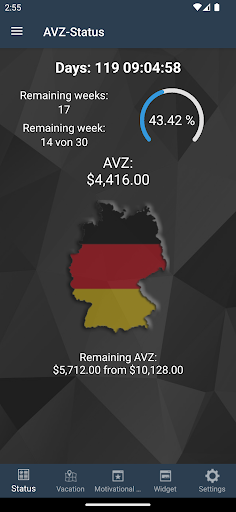 AVZ-Status (Calculator) Screen 2