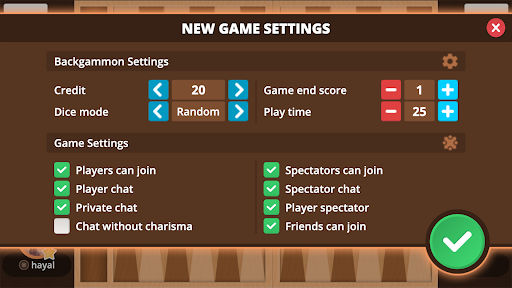 Backgammon Online 1.9.1 screenshots 3