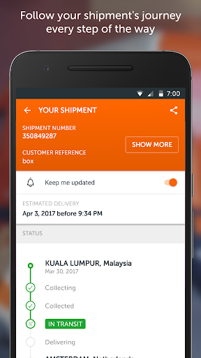 TNT - Tracking Screenshot 3 - AppWisp.com