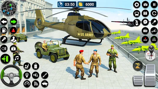 Us Army Transport truck Sim 3D