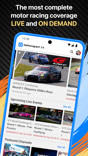 Motorsport.tv: Racing Videos Screen 2