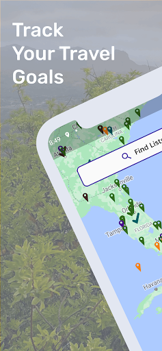 Android application Lope - Travel Lists & Goals screenshort