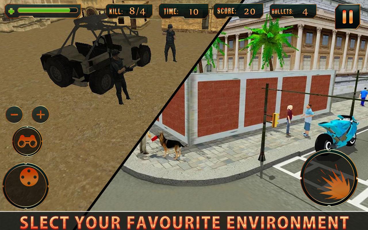 Android application Sniper Hostage Rescue screenshort