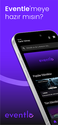 Android application Eventle screenshort