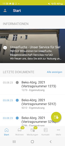 Android application UnserFuchs screenshort