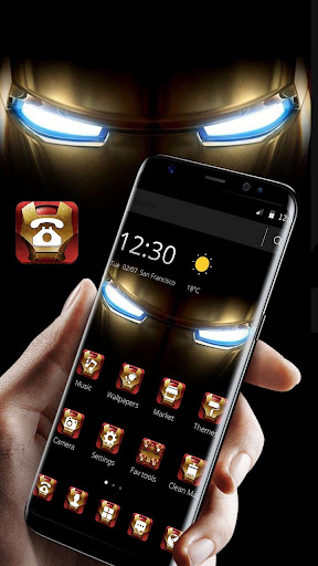 Iron Eyes Hero Tech Theme