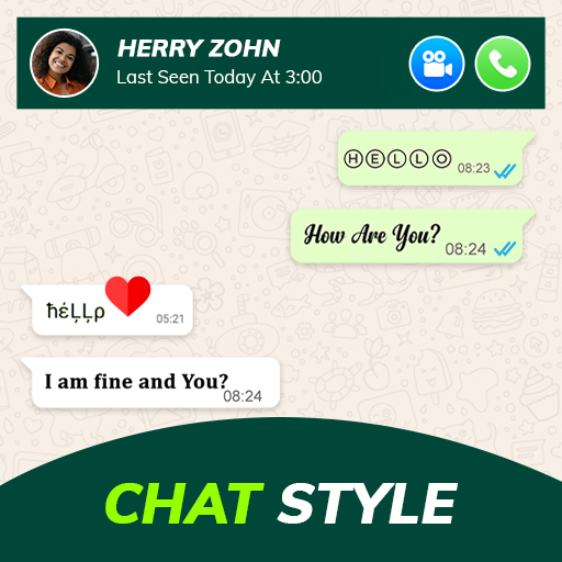 Chat Style - Stylish Font & Keyboard For WhatsApp