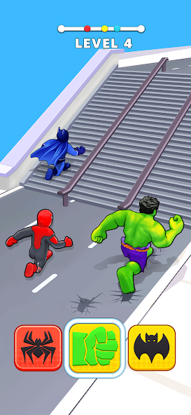 Hero Transform: Superhero Game 0.4.14 APK + Мод (Unlimited money) за Android