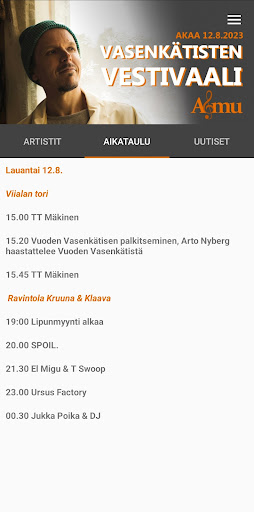 Vasenkätisten Vestivaali Screen 2