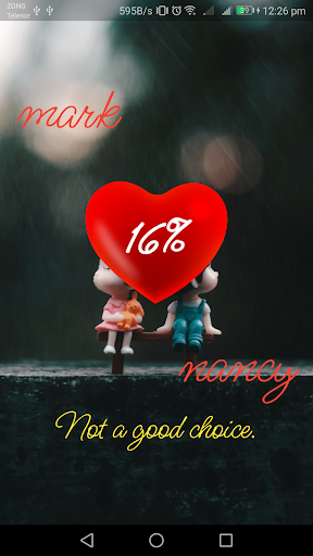 Love Calculator Screen 3