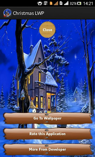 Christmas Live Wallpaper Screen 2