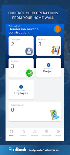 Android application ProBook Companies screenshort