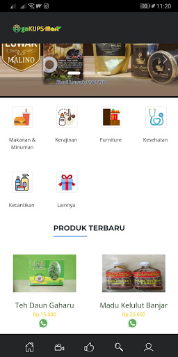 Android application GOKUPS Mart screenshort