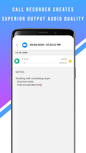 Universal Call Recorder Screen 3
