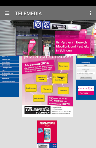 Android application Telemedia Sulingen screenshort