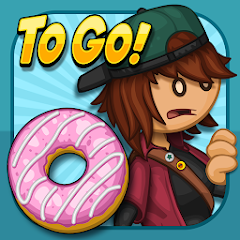 Papa's Donuteria To Go! - All Specials Unlocked + All Stickers 
