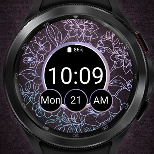 [ANE] Neon Flower Watch Face logo