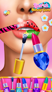 Lip Art - Lipstick Makeup ASMR