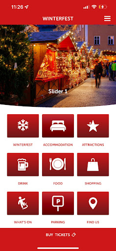 Android application Dundee WinterFest screenshort
