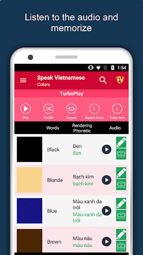 Learn Vietnamese Language App Screen 2