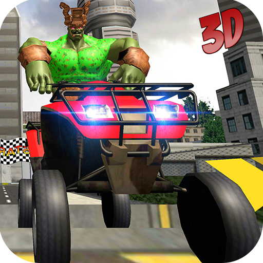 Multi Monster Quad Bike StuntsATV Traffic Riding