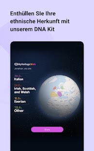 MyHeritage: Stammbaum & DNA Screenshot