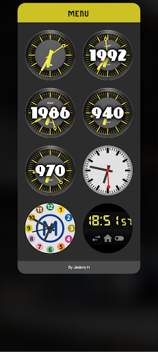 Android application Horloge SNCF screenshort