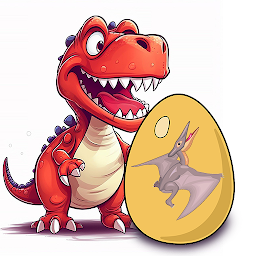 Icon image Drop and connect dinosaur eggs