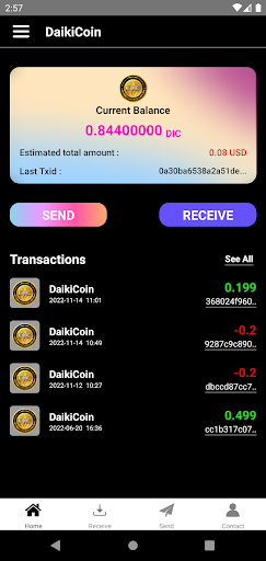 Daikicoin Screen 2