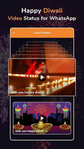 Android application Happy Diwali Video Status 2023 screenshort