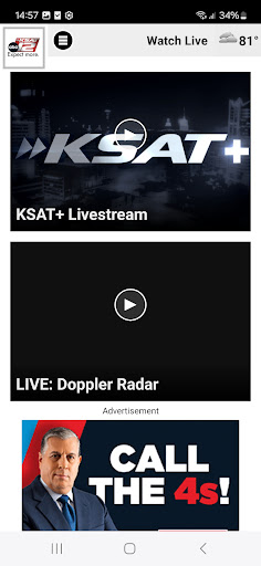 Screenshot of KSAT 12 News