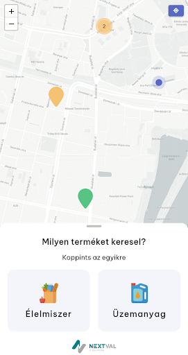 Android application Hol vehetek? screenshort