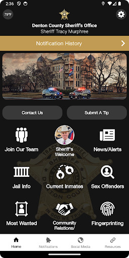 Android application Denton County Sheriff, TX screenshort