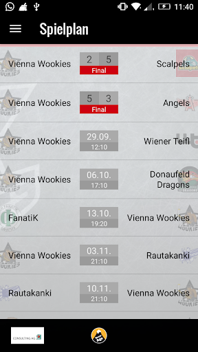 EHC Vienna Wookies Screen 3